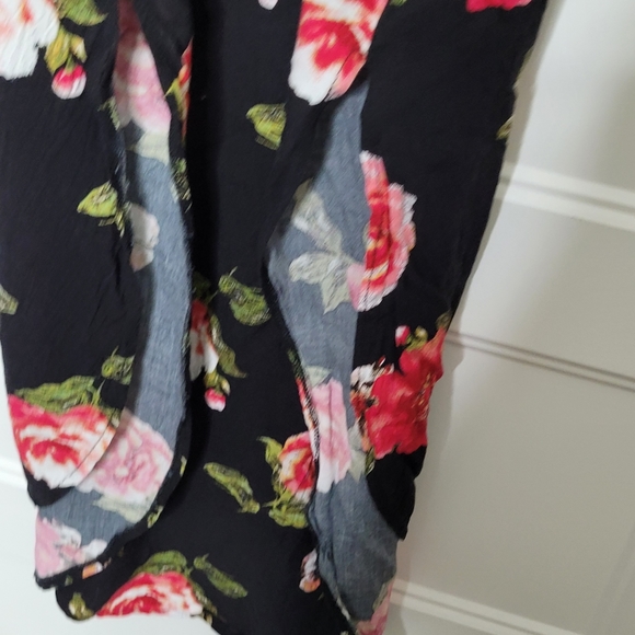 Juniors Y2K  Floral Print Dress M Derek Heart - Picture 3 of 5